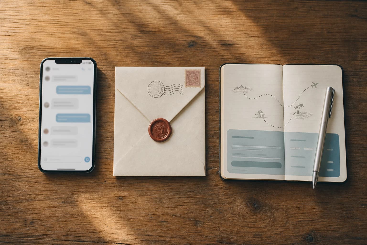 Travel creator comparing Discord, a newsletter, and a trip page as three community homes