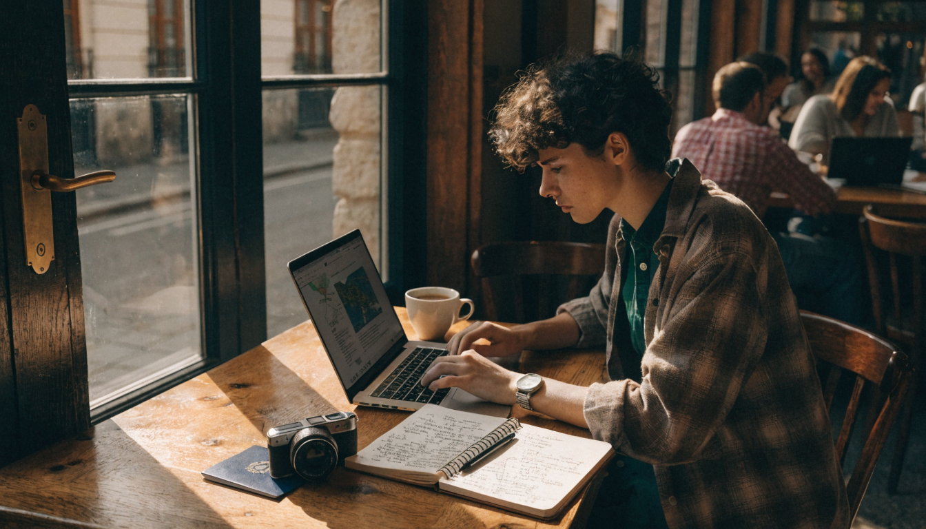 A travel creator's workspace, ready to turn expertise into paid trip plans